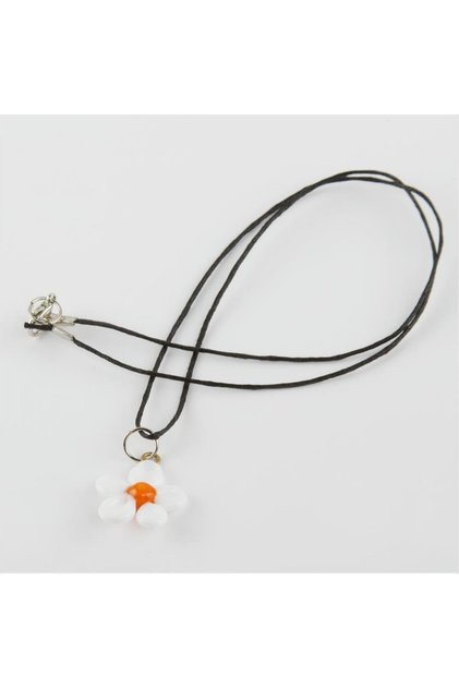 Daisy glass necklace