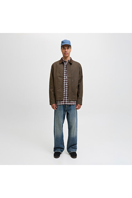 Jack & Jones Grady Worker Erkek Kahverengi Ceket (12279426-CNT