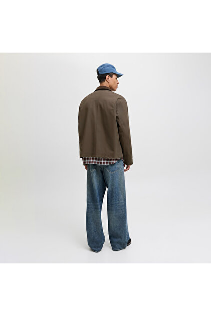 Jack & Jones Grady Worker Erkek Kahverengi Ceket (12279426-CNT