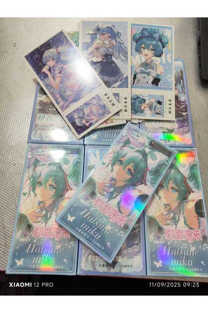 Hatsune Miku Yeni Kartpostal Kart Anime Serisi Kutu içi 30 Farklı model
