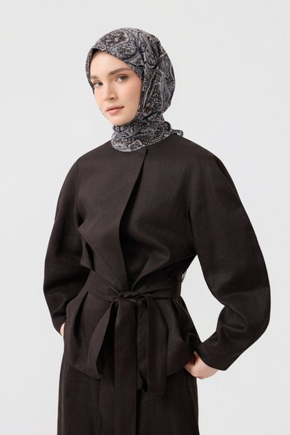 وشاح قطني ماجيك براون