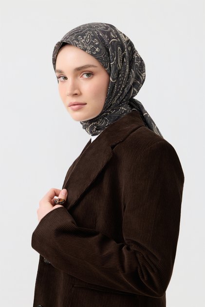 Cotton Scarf Magic Khaki Green