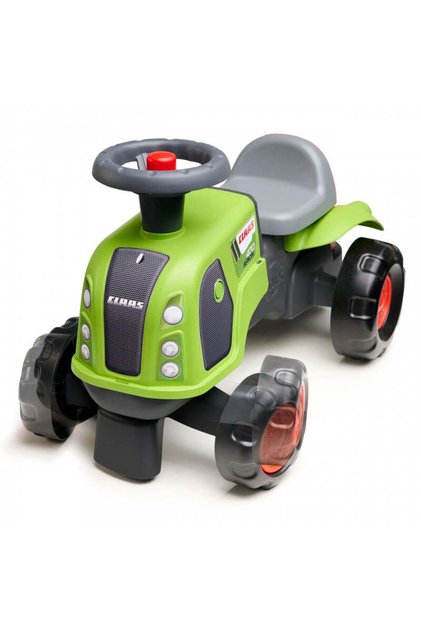 Tractoras pentru copii Claas Arion, cu remorca, set de nisip, 95 x 31 x 36 cm