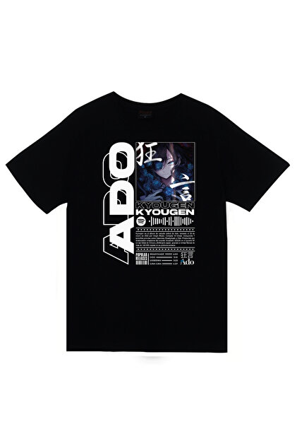 fame-stoned Ado Japon - K-Pop - Rock - Müzik Baskılı Unisex %100