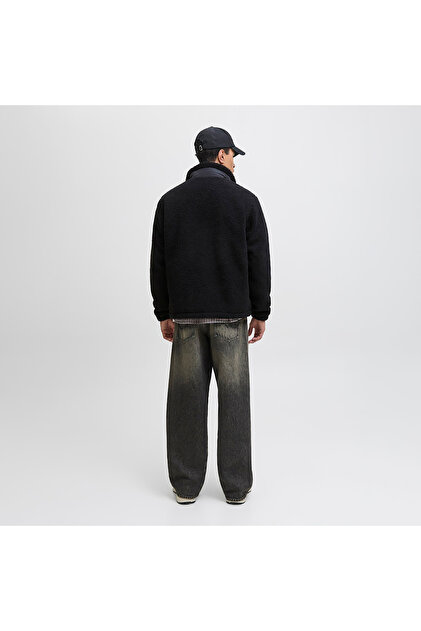 Jack & Jones Soho Erkek Siyah Polar Ceket (12278784-B) - Fiyatı