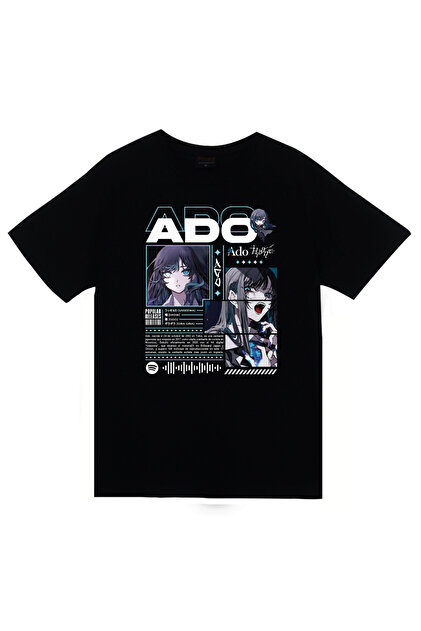 fame-stoned Ado Japon - K-Pop - Rock - Müzik Baskılı Unisex %100