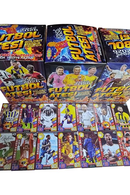 KILIÇ Futbol Ateşi 2025 Futbolcu Kartları Yeni Seri Oyun Kağıtları