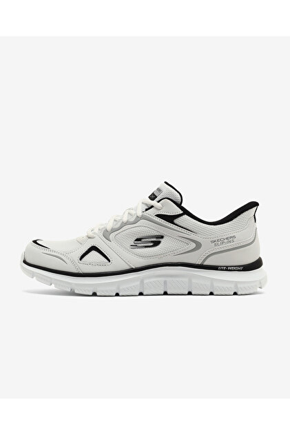 Skechers TRACK EZRAL Erkek Beyaz Spor Ayakkabı 233039TK WBK