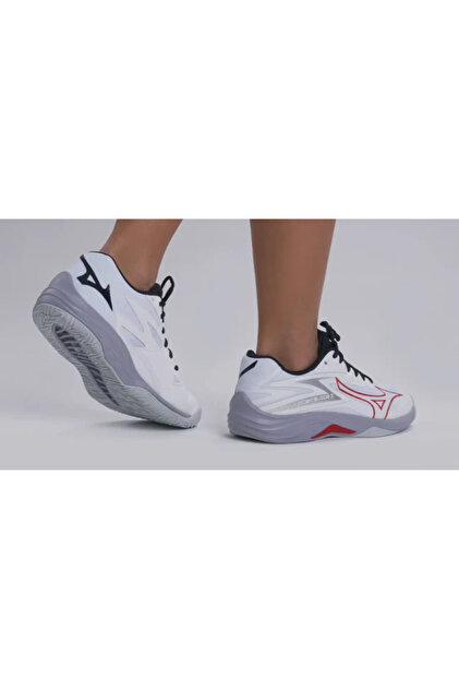 Mizuno Thunder Blade Z Unisex Voleybol Ayakkabısı Beyaz / Gri