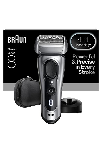 Braun Series 8 Elektrikli Tıraş Makinesi, Islak ve Kuru, Şarj