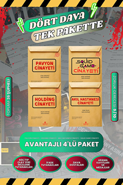 Dedektif Dünyası 4 DAVA DOSYASI DEDEKTİF OYUNU CİNAYET ÇÖZME