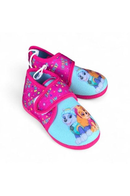copii fete copii pantofi de casă cu talpă anti-alunecare cu velcro cu imprimeu colorat de câine