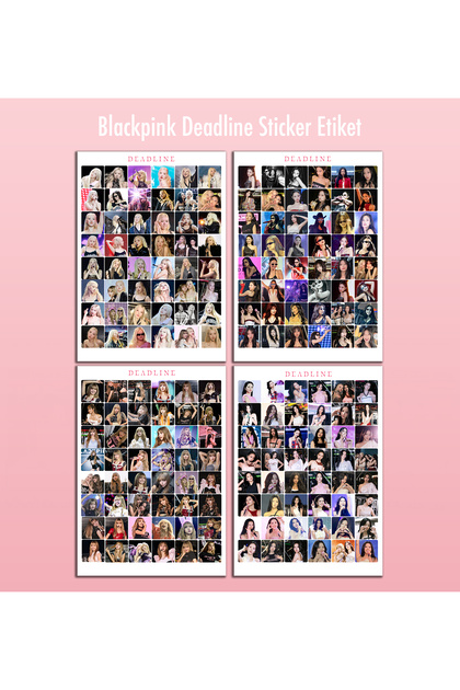 Güneş Kırtasiye Blackpink Deadline 4 Sayfa Etiket Jisoo Lisa