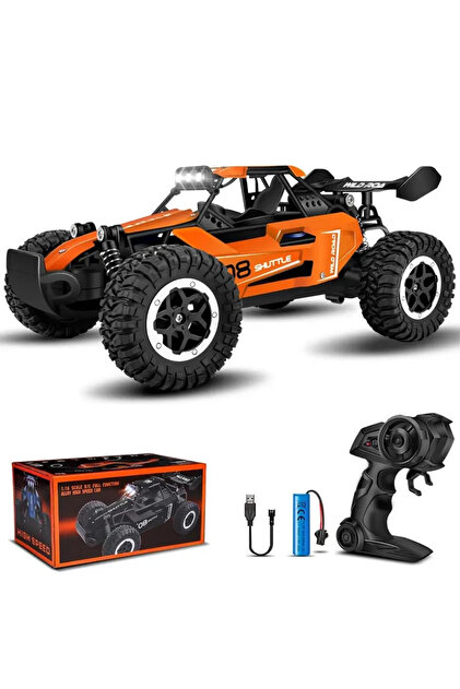 Generic 1:16 Off Road Şarjlı RC Uzaktan kumandalı TURUNCU Arazi