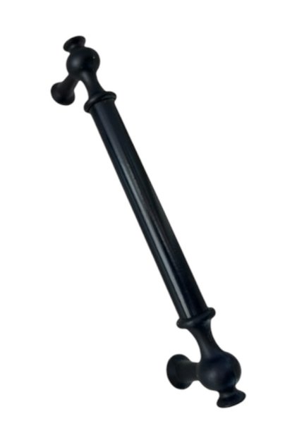 ZÜMRÜT KULP SİYAH 128 MM Çekmece Mutfak Dolap Kulpu Kulp Lüx Premium Ağır Metal