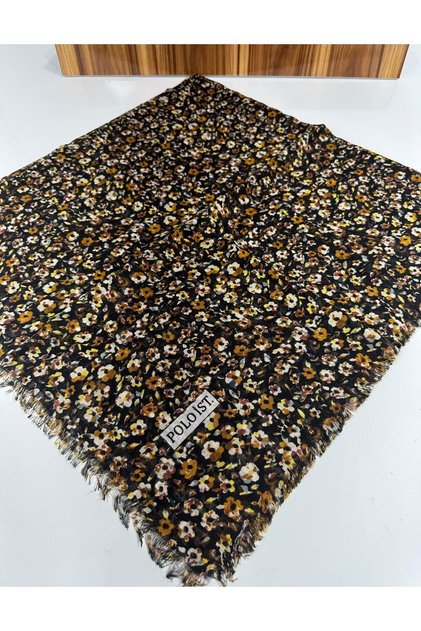 Patterned Flamingo Linen Scarf- 05653 17