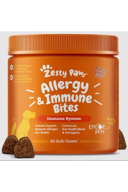 Dog Allergy & Immune Bites - Peanut - 90ct