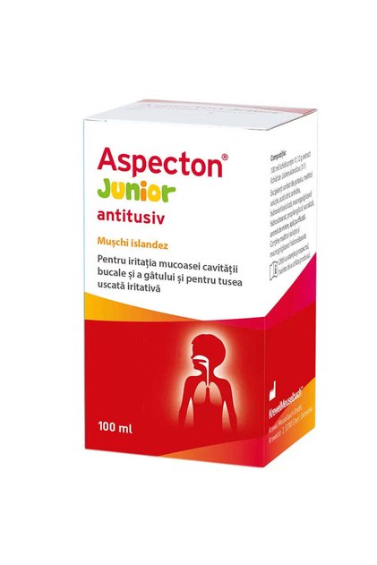 Sirop antitusiv Aspecton Junior, 100ml, Krewel Meuselbach