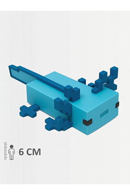 FigürDizayn Minecraft Axolotl Aksolotl Mavi Figür - Fiyatı, Yorumları