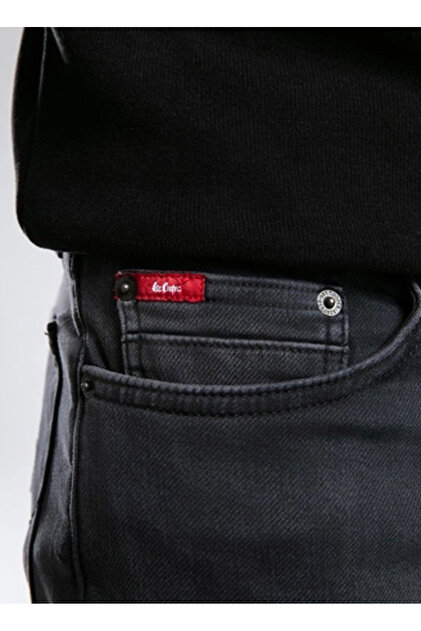 Lee Cooper Normal Bel Slim Straight Siyah Erkek Denim Pantolon 261