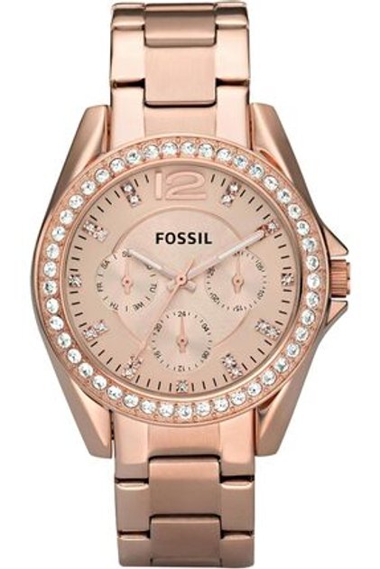 Fossil Stella Analog Mother of Pearl Dial Women display picture 3