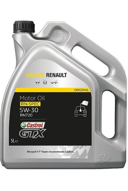 Ulei RENAULT-CASTROL GTX RN-SPEC 5W30 RN 720 7711943687, volum 5 litri, sintetic, benzina si diesel
