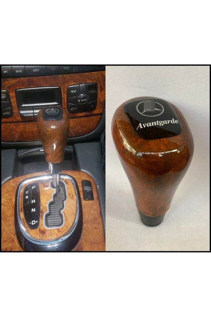 Wooden Gear Shift Knob Mercedes Avangarde W210 W202 W203 W 220 W221 W205 ml 420 ml 55
