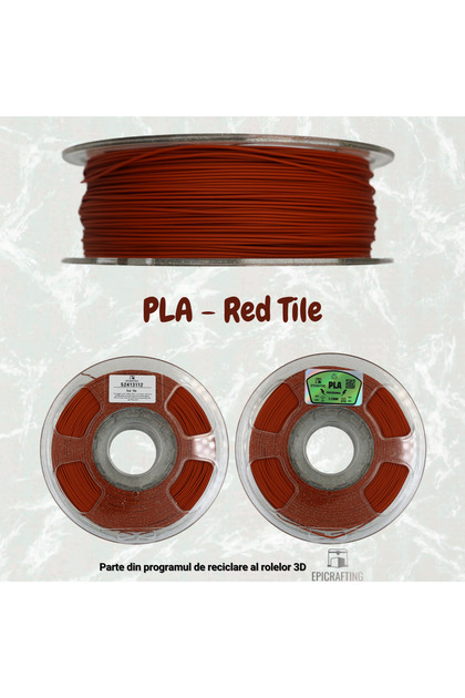 3D PLA филамент - ЧЕРВЕНА ПЛОЧКА / Червена плочка 1 кг