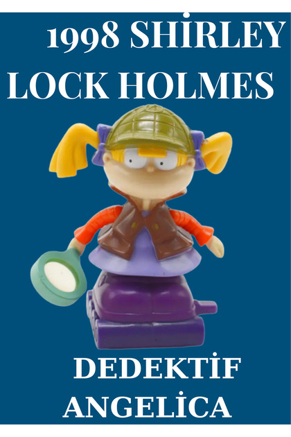 Dreamworks 1998 BURGER KİNG SHİRLEY LOCK HOLMES RUGRATS DEDEKTİF