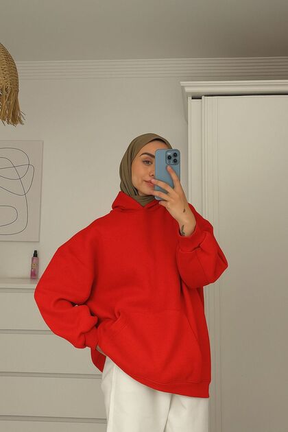 3 İPLİK PENYE ÜNİSEX KAPÜŞONLU SWEAT
