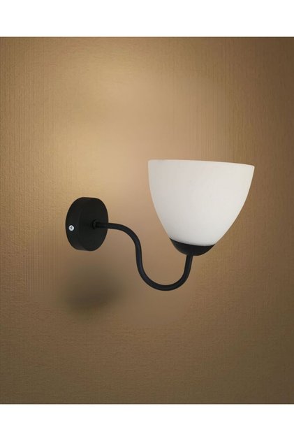 Delta Arm-Mounted Glass Sconce