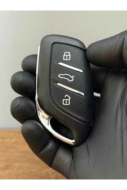 Mg Zs 3 Button Smart Key Remote Case Black White Color