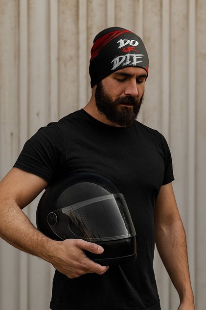 Dor Die Tasarımlı Kask Bonesi Balaklava Yazlık Kask Maskesi Kask Bere Motorcu Buff Maske