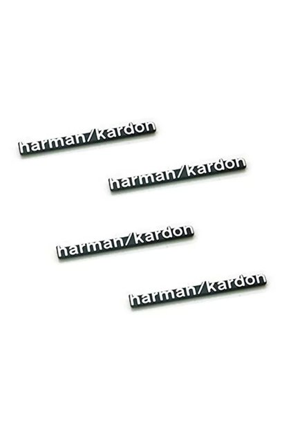 Harman Kordon Hoparlör Krom Metal 3m Logo Amblem 4 Lü Set