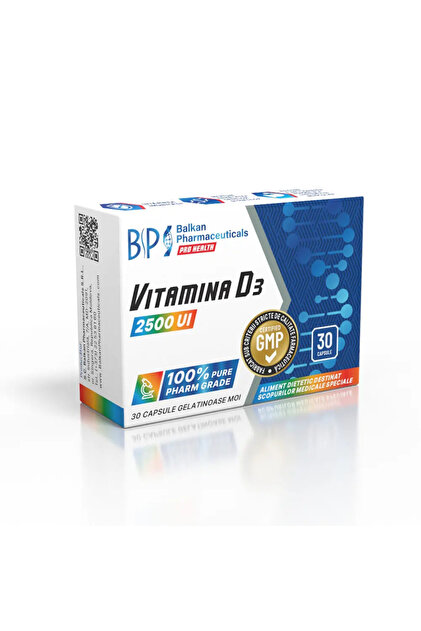 Βιταμίνη D3, Balkan Pharmaceuticals, 30 κάψουλες