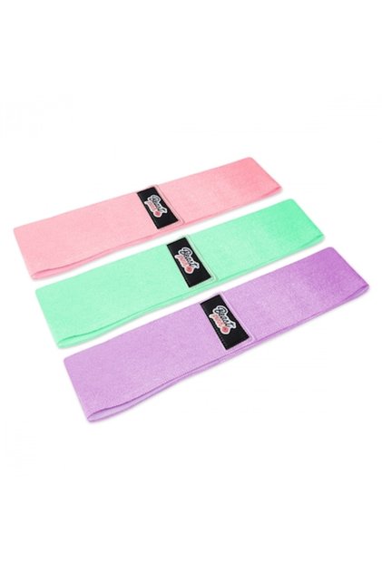 Set benzi elastice Booty Band, BeastPink, verde, roz, mov