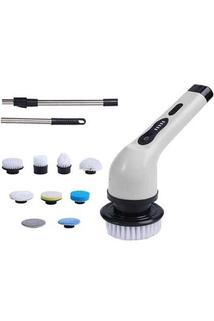 Electric Spin Scrubber, Power Shower Scrubber with 7 Brush Heads