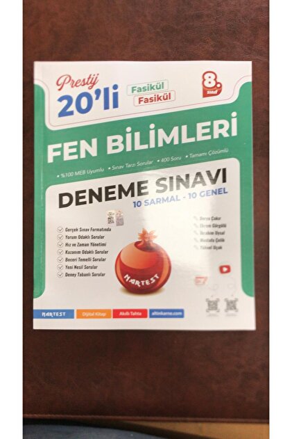 Nartest Yayınları NARTEST 8. Sınıf Prestij Fen Bilimleri 20'li