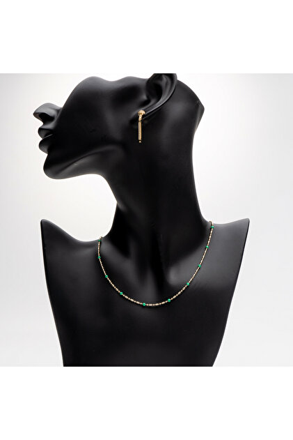 Colier Gold&Green