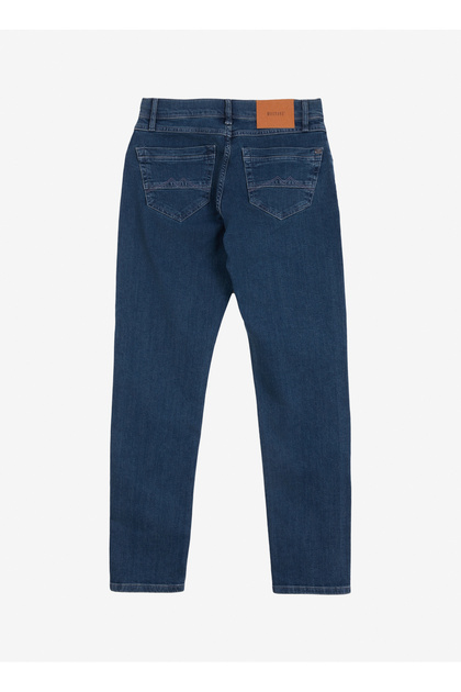 Mustang Normal Bel Straight Mavi Erkek Denim Pantolon Washington