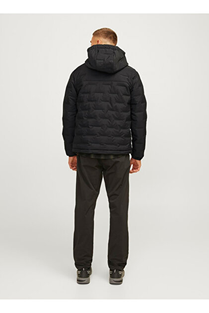 Jack & Jones Siyah Erkek Mont 12260478_JCOSONIC LIGHT JACKET SN