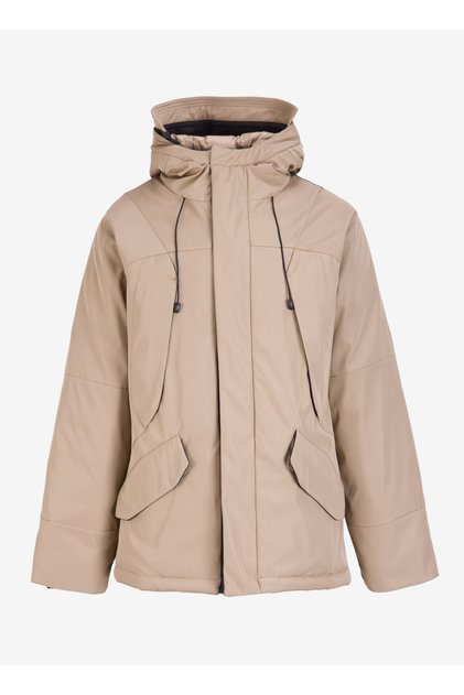 Deve Tüyü Erkek Kapüşon Yaka Basic Fit Kaban F4WM-KBN 2077
