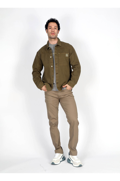 Lee Cooper Regular Fit Haki Erkek Ceket 251 LCM 231003 VERON HAKİ