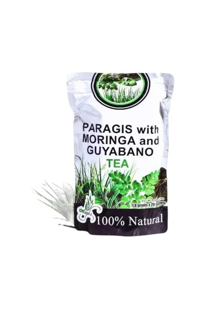 Paragis with moringa and guyabano tea