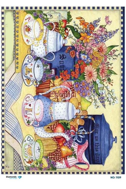 Diamond Rice Decoupage Paper - 1109