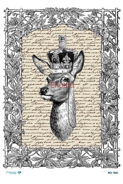 Diamond Rice Decoupage Paper - 1561
