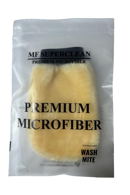 Superclean Wool Car Wash Glove - Yellow