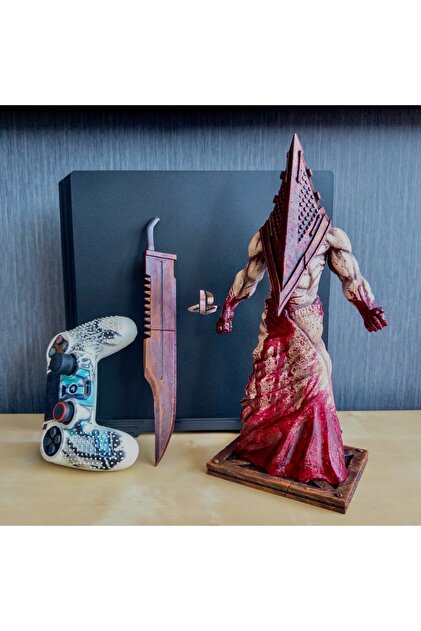 Silent Hill Pyramid Head 30cm,silent hill 2,video oyunları