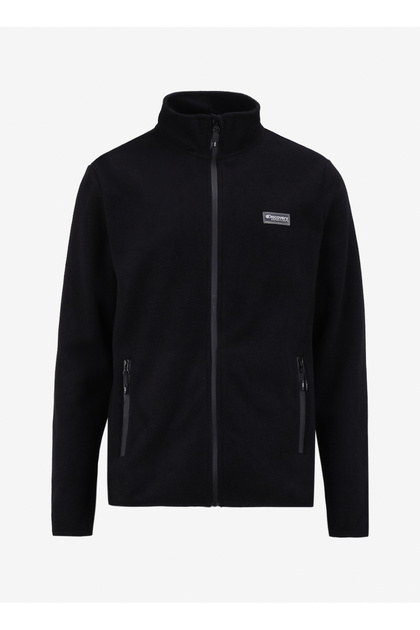 ✨ surf-trip.lover✨ Discovery Expedition Siyah Erkek Dik Yaka Basic Polar Sweatshırt