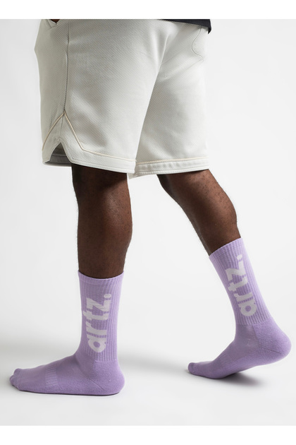 Essentials Lilac Purple Unisex Sports & Lifestyle Towel Sole Organic Cotton Socks